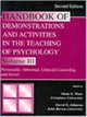 Book cover of: Handbook of Demonstrations and Activities in the Teaching of Psychology