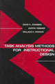 Book cover of: Task Analysis Methods for Instructional Design