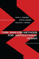 Book cover of: Task Analysis Methods for Instructional Design. By: David H. Jonassen