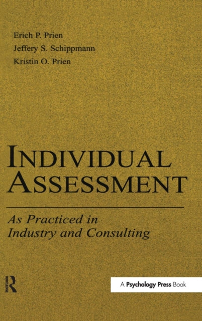 Book cover of: Individual Assessment. By: Erich P. Prien