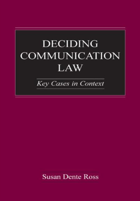 Book cover of: Deciding Communication Law