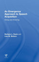 Book cover of: Emergence Approach to Speech Acquisition. By: Barbara L. Davis