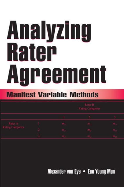 Book cover of: Analyzing Rater Agreement. By: Alexander von Eye