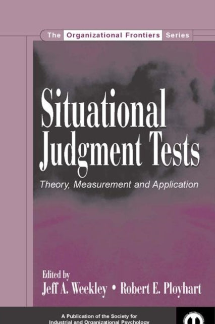 Book cover of: Situational Judgment Tests