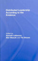 Book cover of: Distributed Leadership According to the Evidence