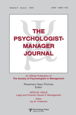 Legal And Forensic Isssues In Management Tpmj V8#2