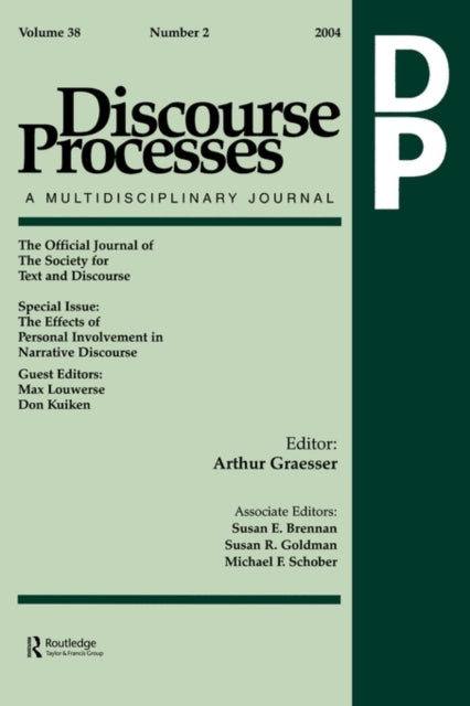 Book cover of: Effects of Personal Involvement in Narrative Discourse