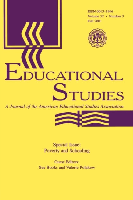 Book cover of: Poverty and Schooling