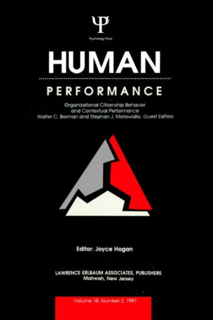 Book cover of: Organizational Citizenship Behavior and Contextual Performance