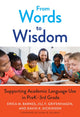 Book cover of: From Words to Wisdom. By: Erica M. Barnes