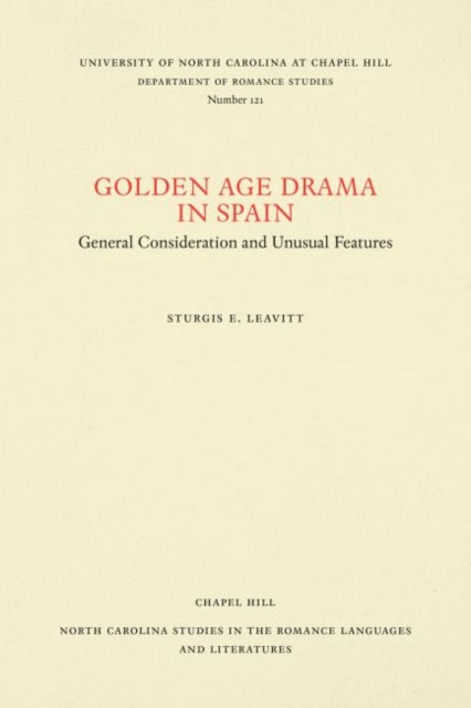 Book cover of: Golden Age Drama in Spain