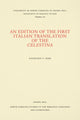 Book cover of: Edition of the First Italian Translation of the Celestina. By: Kathleen V. Kish