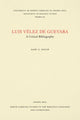 Book cover of: Luis Velez De Guevara. By: Mary C. Hauer