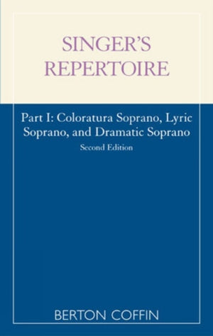 The Singer's Repertoire, Part I