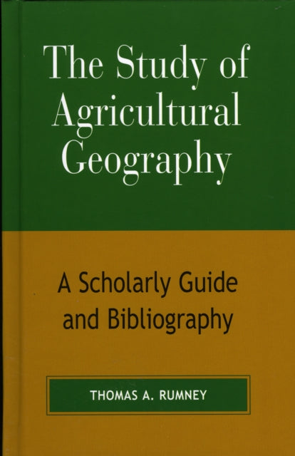 Book cover of: Study of Agricultural Geography