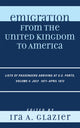 Book cover of: Emigration from the United Kingdom to America. By: Ira A. Glazier