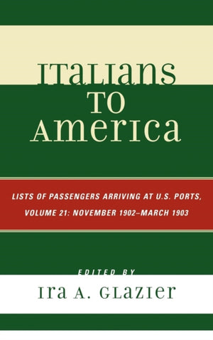 Italians to America, November 1902 - March 1903