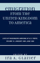 Book cover of: Emigration from the United Kingdom to America. By: Ira A. Glazier