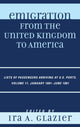 Book cover of: Emigration from the United Kingdom to America. By: Ira A. Glazier