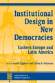 Book cover of: Institutional Design In New Democracies