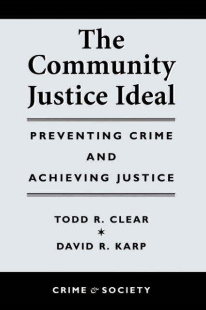 Book cover of: Community Justice Ideal