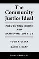 Book cover of: Community Justice Ideal