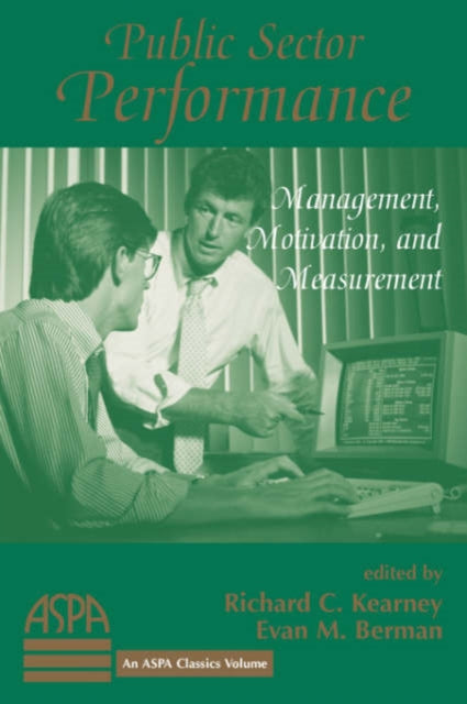 Book cover of: Public Sector Performance. By: Richard C. Kearney