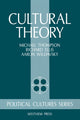 Book cover of: Cultural Theory