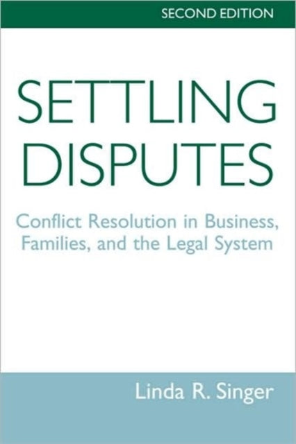Book cover of: Settling Disputes