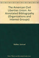 Book cover of: American Civil Liberties Union