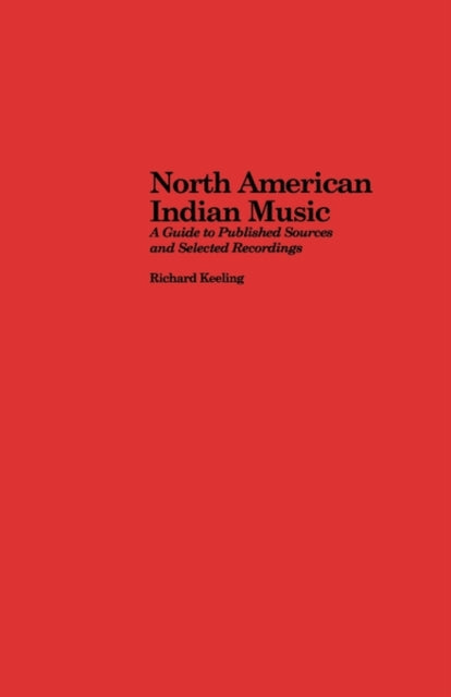 Book cover of: North American Indian Music