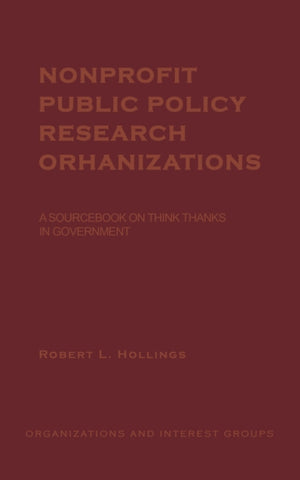 Nonprofit Public Policy Research Organizations