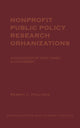 Book cover of: Nonprofit Public Policy Research Organizations