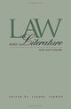 Book cover of: Law and Literature