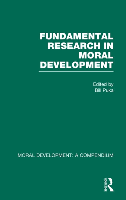 Book cover of: Fundamental Research in Moral Development. By: Bill Puka