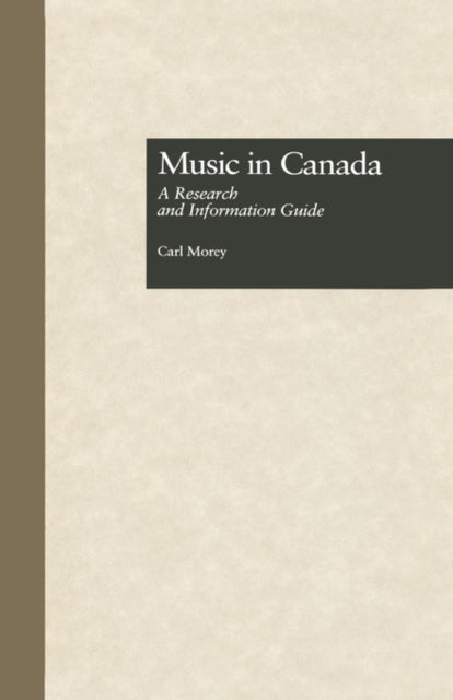 Book cover of: Music in Canada