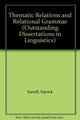 Book cover of: Thematic Relations and Relational Grammar