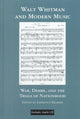 Book cover of: Walt Whitman and Modern Music. By: Lawrence Kramer