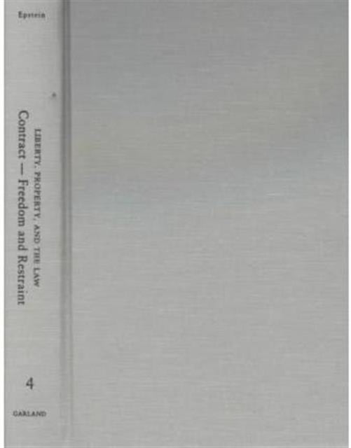 Book cover of: Contract - Freedom and Restraint