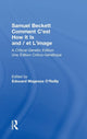 Book cover of: Samuel Beckett Comment C'est How It Is And / et L'image. By: Samuel Beckett