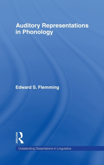 Book cover of: Auditory Representations in Phonology. By: Edward Flemming