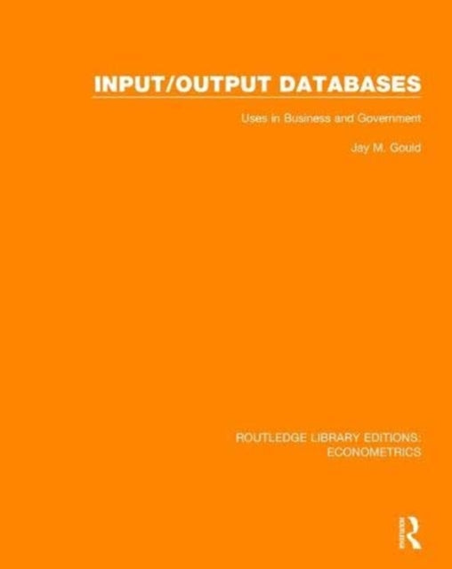 Book cover of: Input/Output Databases