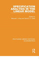 Book cover of: Specification Analysis in the Linear Model
