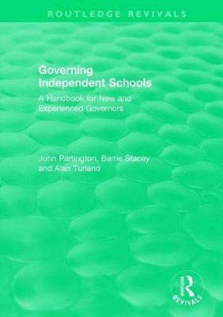 Book cover of: Governing Independent Schools. By: J. A. Partington