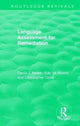 Book cover of: Language Assessment for Remediation (1981). By: David J. Muller