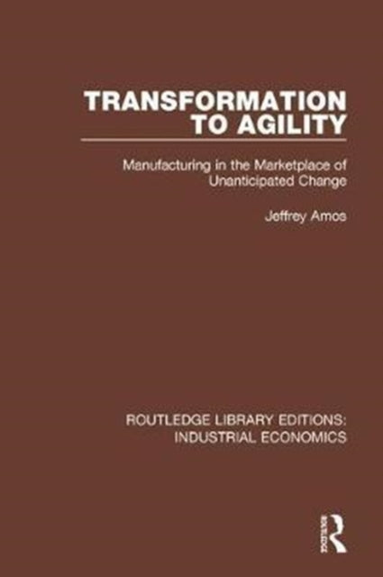 Book cover of: Transformation to Agility. By: Jeffrey Amos