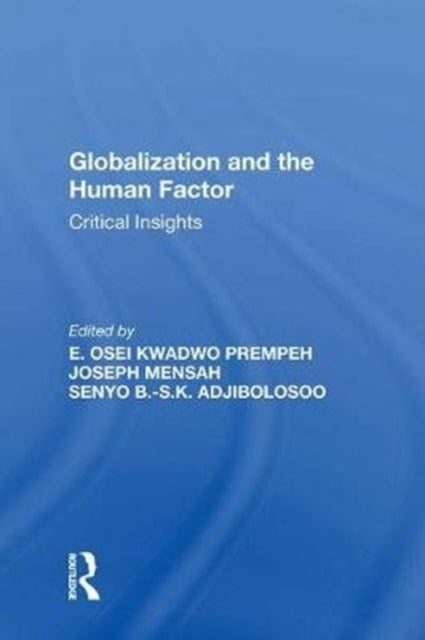 Book cover of: Globalization and the Human Factor. By: Joseph Mensah