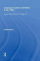 Book cover of: Language, Custom and Nation in the 1790s. By: Susan Manly