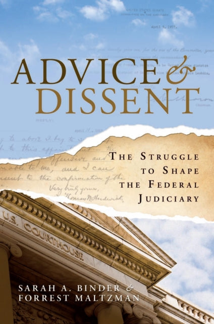 Book cover of: Advice and Dissent. By: Sarah A. Binder