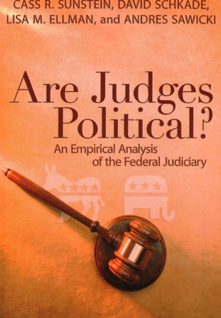 Book cover of: Are Judges Political?. By: Cass R. Sunstein